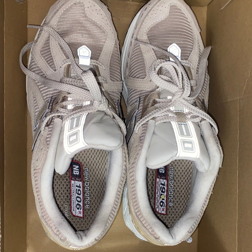 New Balance Light Brown Athletic Shoes - Picture 2 of 5